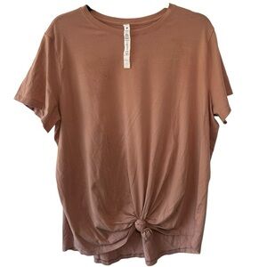 lululemon athletica Knot Front Tee - Tan